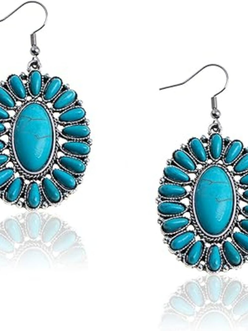 NEW Boho Rustic Western Earrings Cowgirl Country Concho Dangling Trendy Fashion